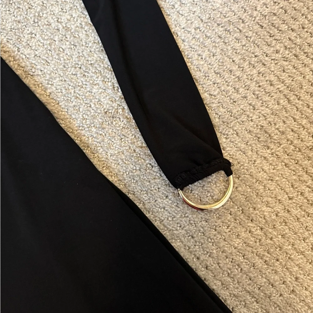 Black Button-Front Maxi Skirt - Picture 4 of 5